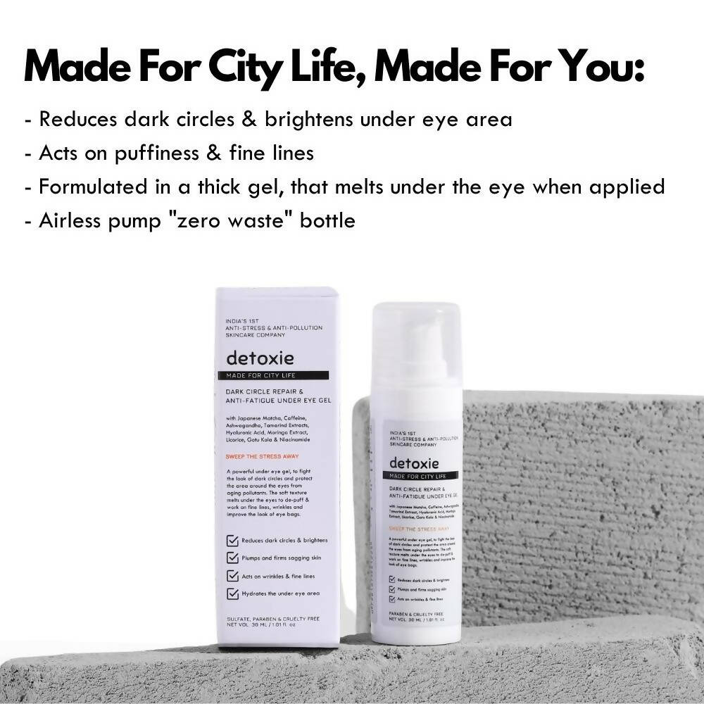 Detoxie Dark Circle Repair & Anti-Fatigue Under Eye Gel - 30 ml