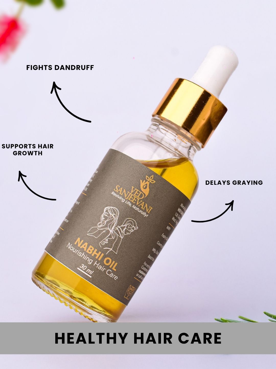 Ved Sanjeevani Nourishing Hair Care Nabhi Oil