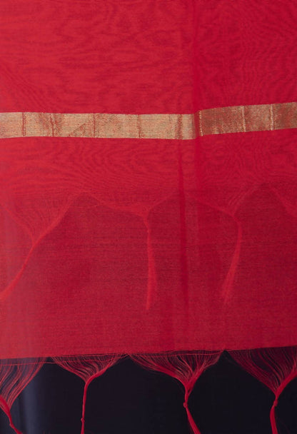 Mominos Fashion Red Banarsi Piping Dupatta