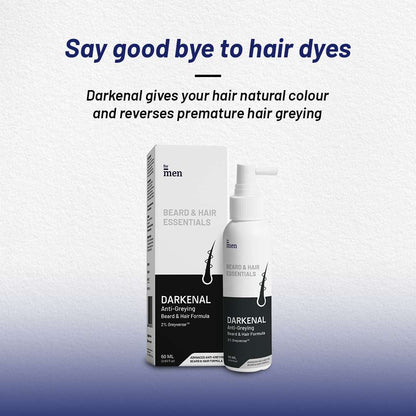 For Men Darkenal Anti Greying Hair & Beard Formula - 60 (Pack of 3)