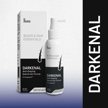 For Men Darkenal Anti Greying Hair & Beard Formula - 60 (Pack of 3)