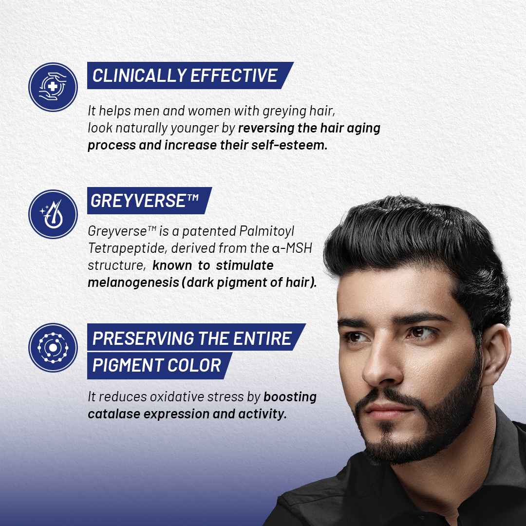 For Men Darkenal Anti Greying Hair & Beard Formula - 60 (Pack of 3)