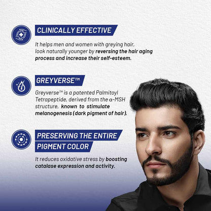 For Men Darkenal Anti Greying Hair & Beard Formula - 60 (Pack of 3)