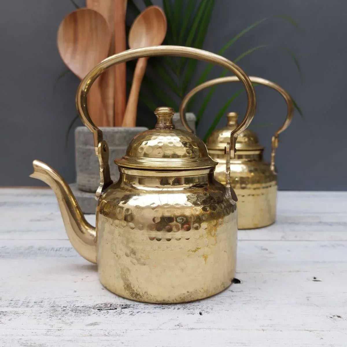 Zishta Brass Kettle Tea Pot
