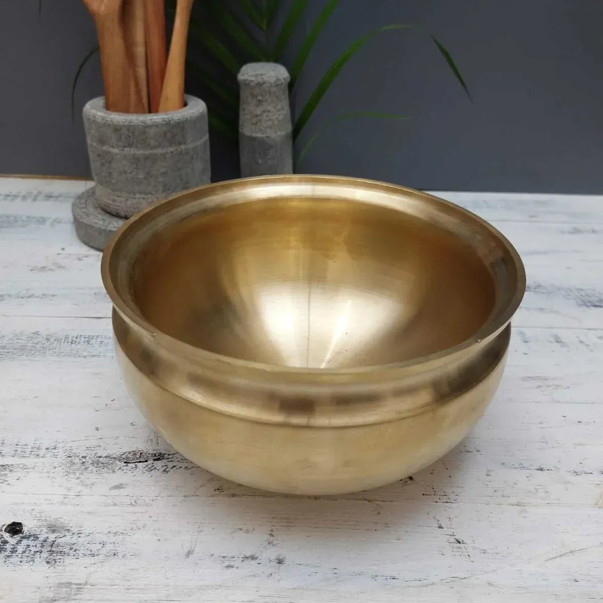 Zishta Bronze Vengala Chatti Kaiya Uruli Small Handcrafted Traditional Cookware