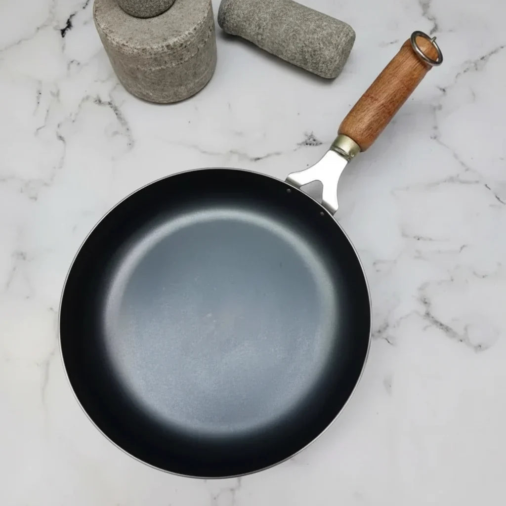 Zishta Pure Iron Fry Pan Induction Friendly