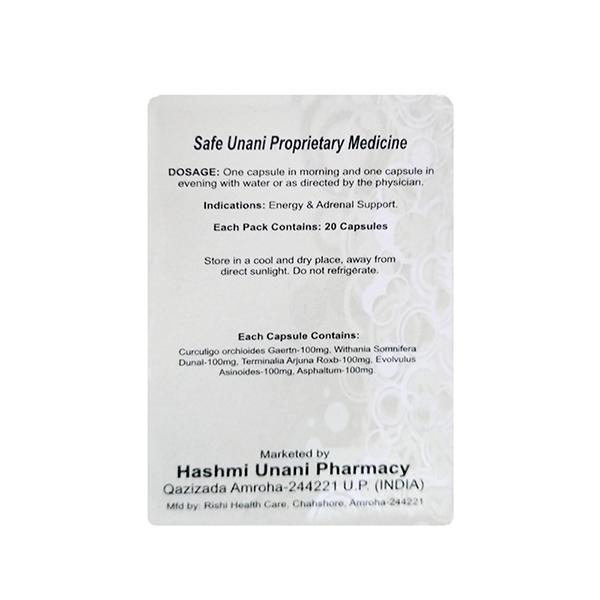 Hashmi Musli Energy Plus Capsule - 20 Caps
