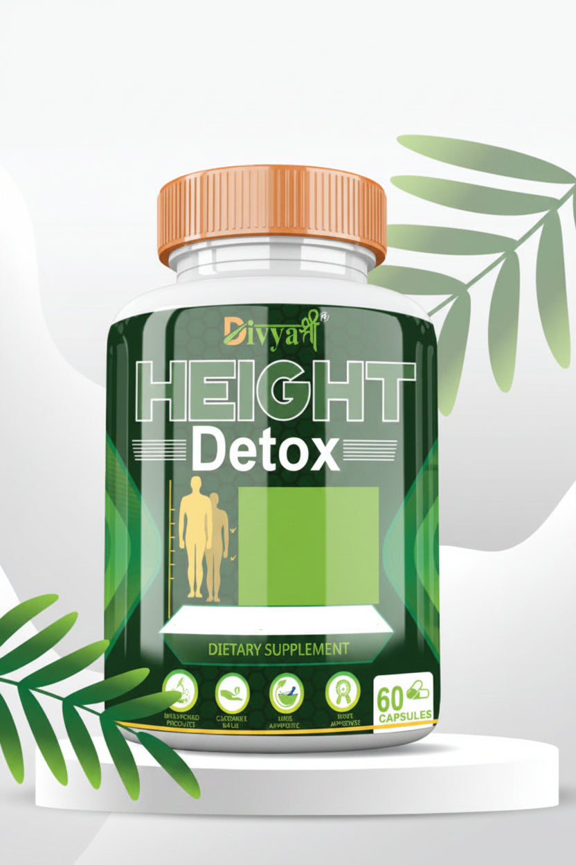 Divyashree Height Detox Supplements - 30 Caps