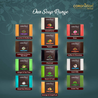 Coronation Herbal Activated Charcoal Luxury Soap