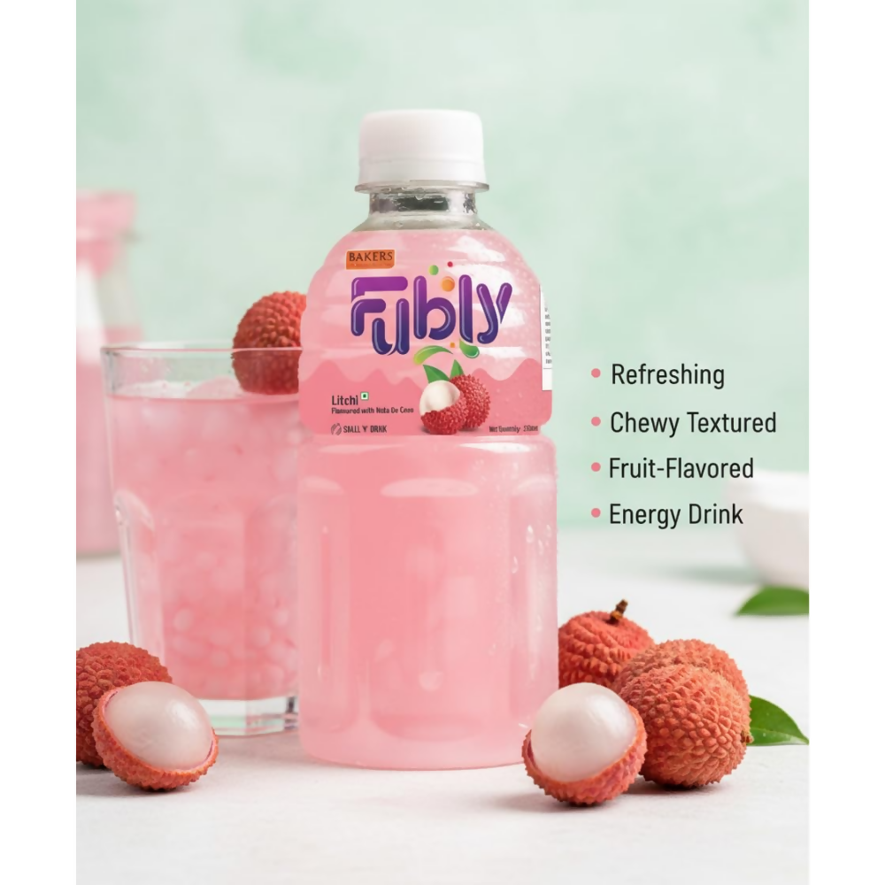 BAKERS Fubly Juice Drink - Mango, Litchi, Blueberry and Strawberry Flavor Jelly Juice
