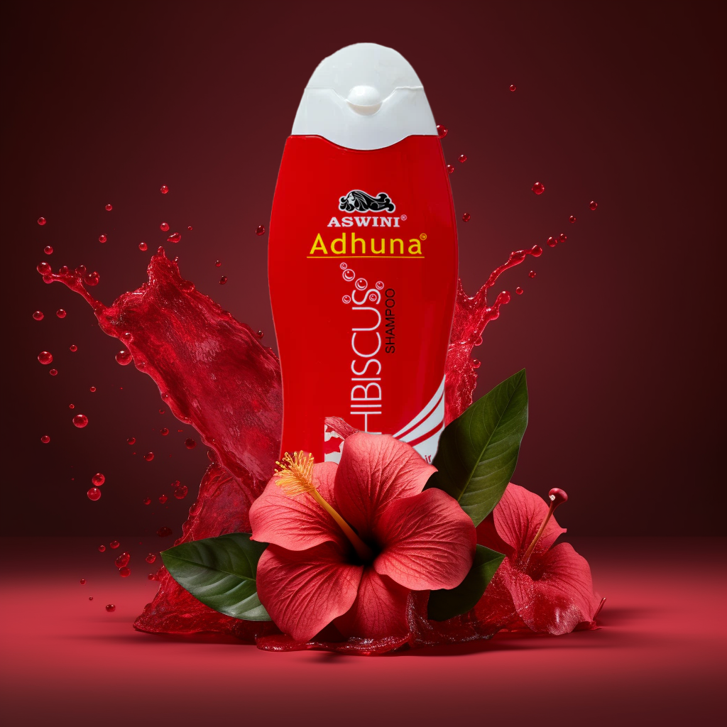 Aswini Adhuna Hibiscus Shampoo