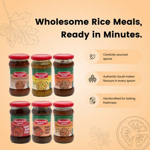 Mambalam Iyers Ready Rice Mix Combo
