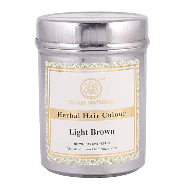 Khadi Natural Herbal Light Brown Herbal Hair Colour - 150 gm