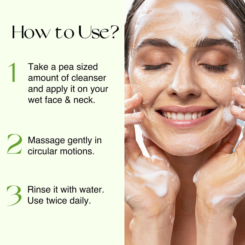 Nourish Mantra Green Tea Face Wash - 50 ml