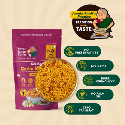 Sweet Karam Coffee Kerala Garlic Mixture