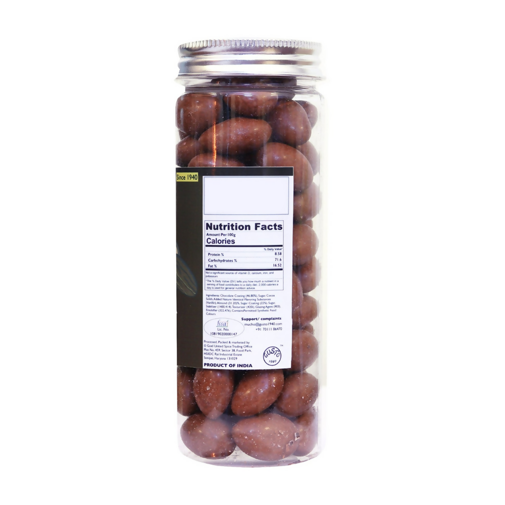 Tassyam Organics Chocolate Coated Almonds