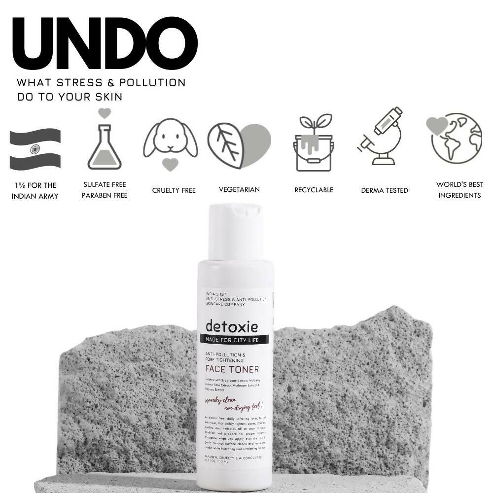 Detoxie Anti-Pollution & Pore Tightening Face Toner - 100 ml