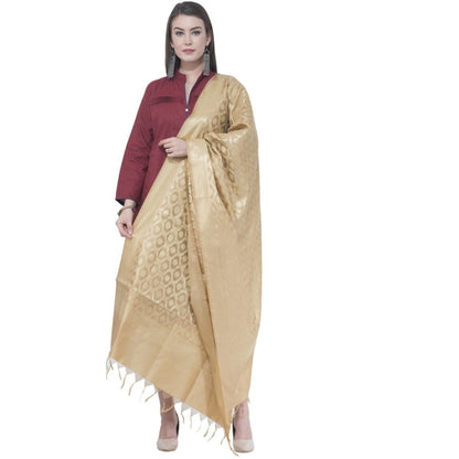 A R Silk Golden Color VNS Pastle Chanderi Cotton Dupattas and Chunnis