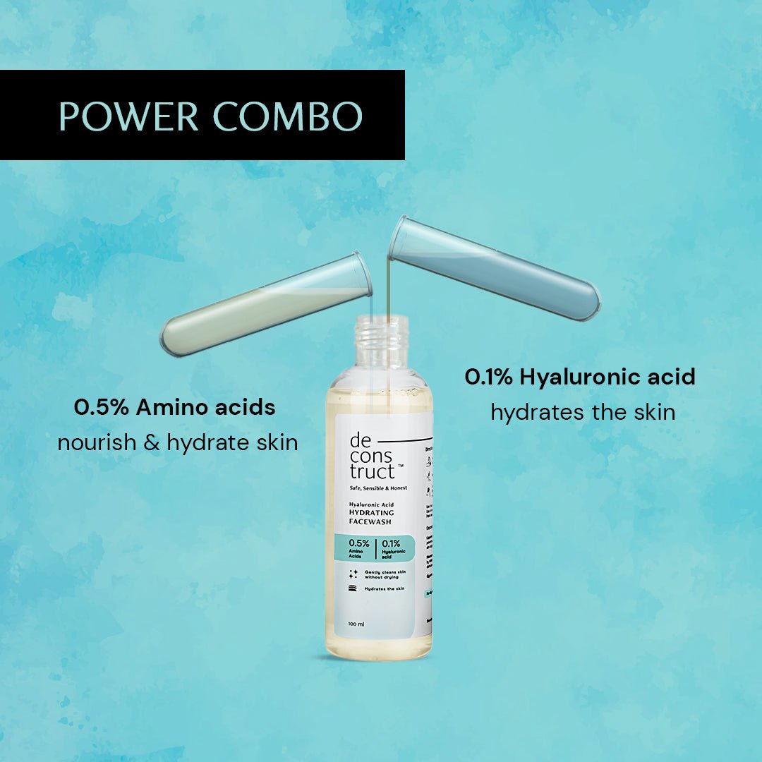 Deconstruct Hyaluronic Acid Hydrating Face Wash - 100 ml