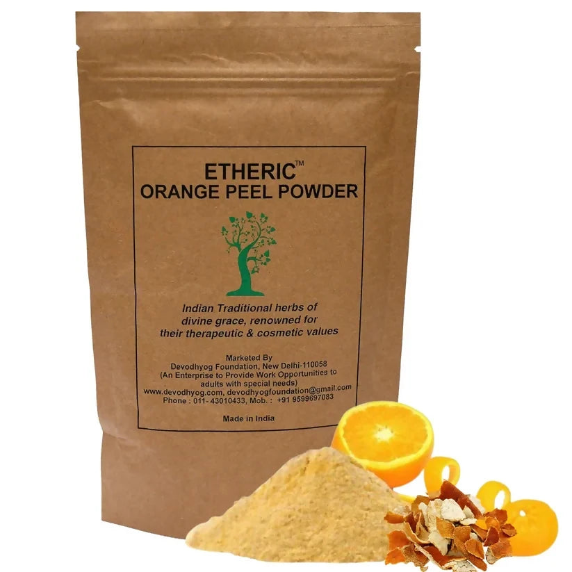 Etheric Orange Peel Powder – Natural Skin Brightening & Acne Care Face Pack