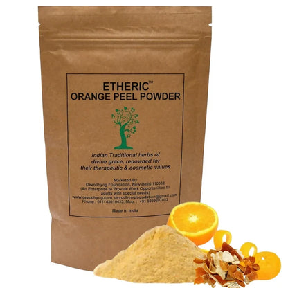 Etheric Orange Peel Powder – Natural Skin Brightening & Acne Care Face Pack
