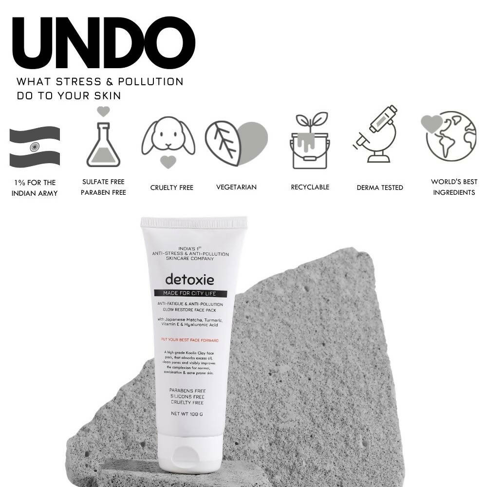 Detoxie Anti-Fatigue & Anti-Pollution Glow Restore Face Pack - 100 ml