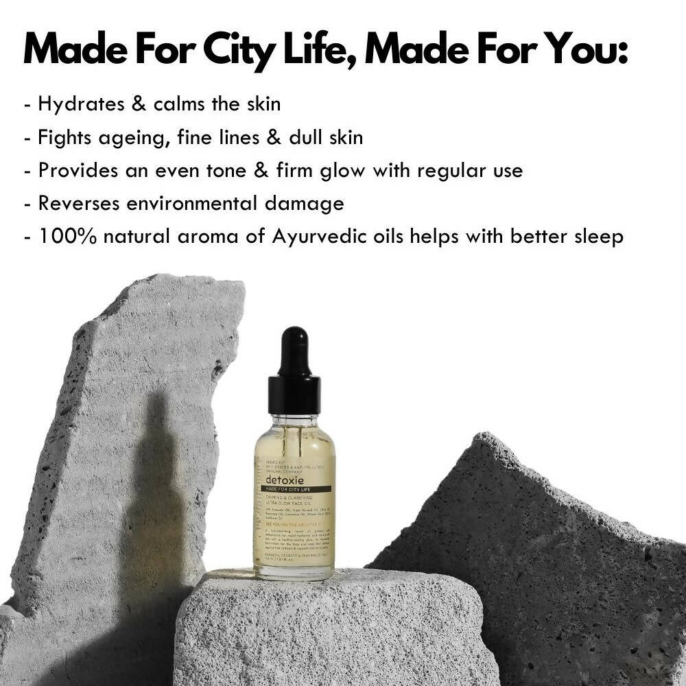 Detoxie Calming & Clarifying Ultra Glow Face Oil - 30 ml
