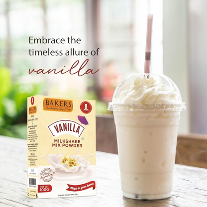 BAKERS Milk Shake Mix - Chocolate, Butterscotch, Vanilla & Strawberry