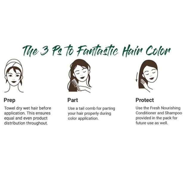 Biotique Herbcolor 3N Darkest Brown Kit