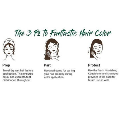 Biotique Herbcolor 3N Darkest Brown 50Gm + 110Ml