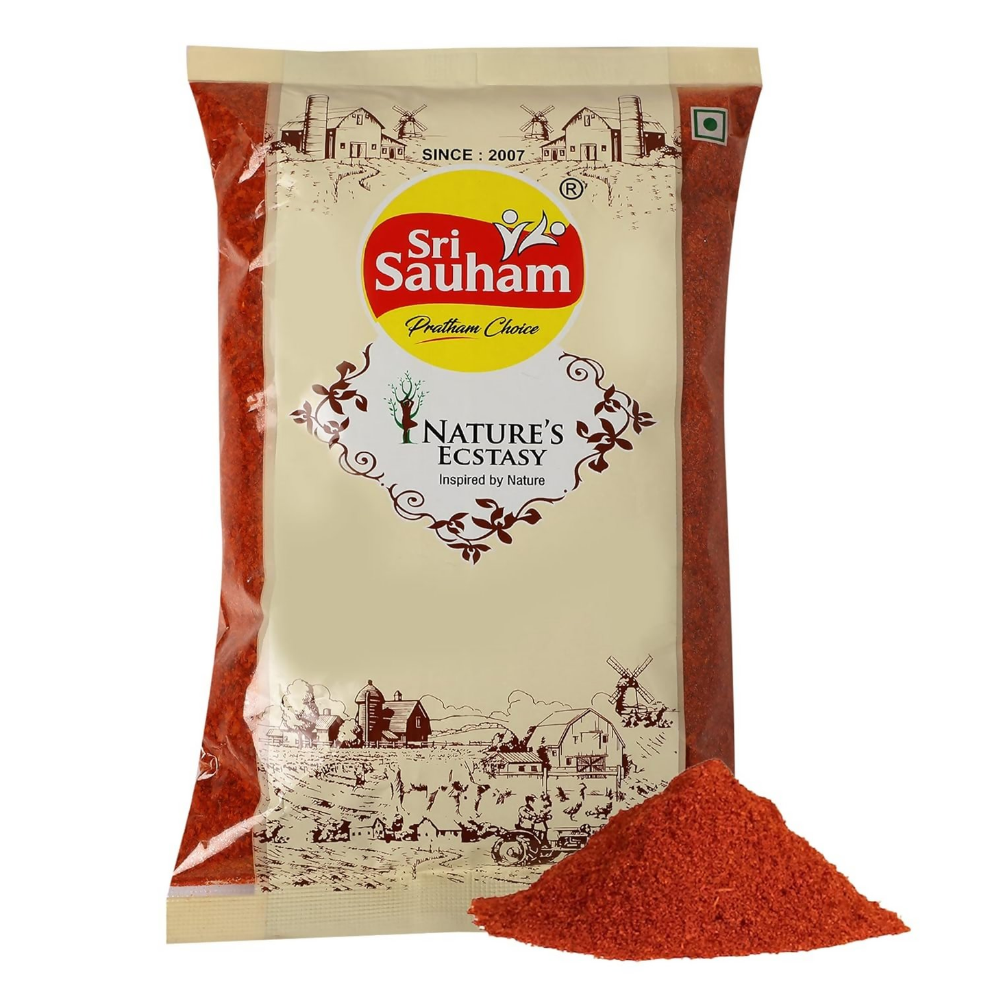 Sri Sauham Premium Natural Chilli Flakes Seasoning (Kutti Mirchi)