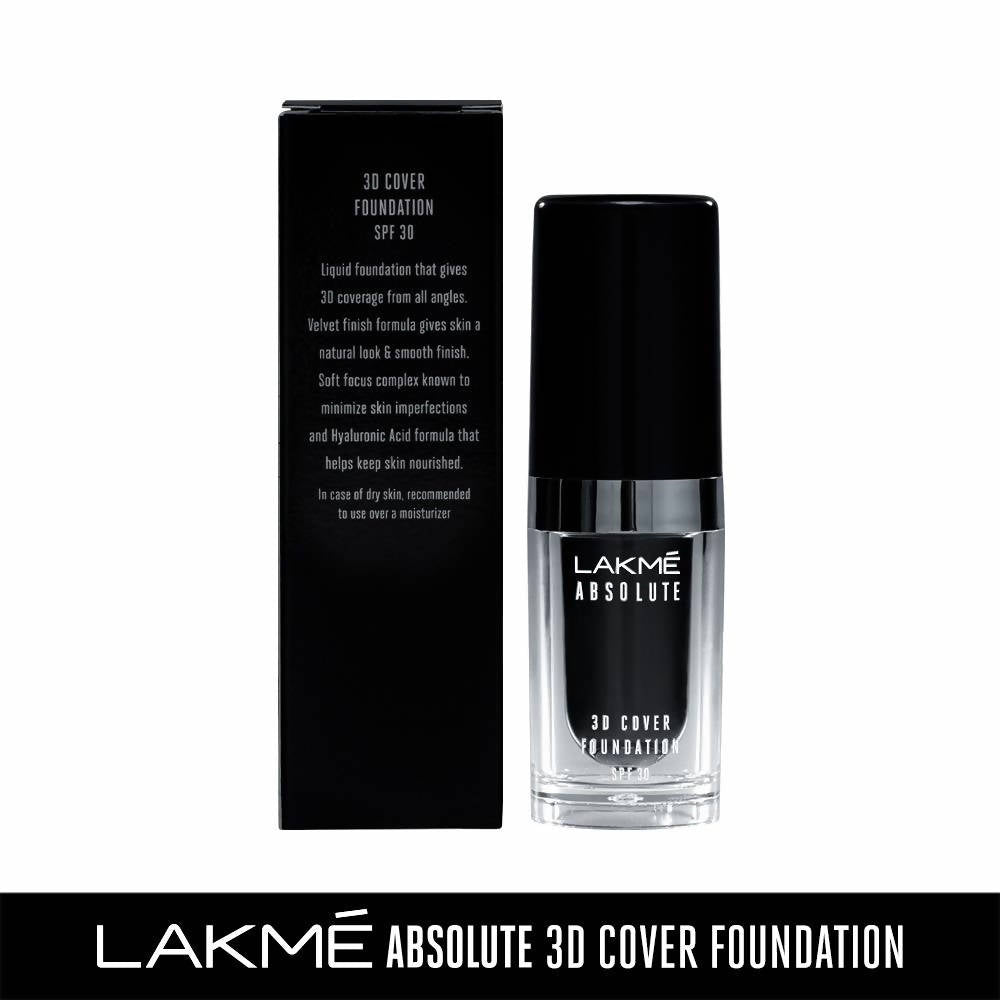 Lakme Absolute 3D Cover Foundation Cool Walnut - 15 ml