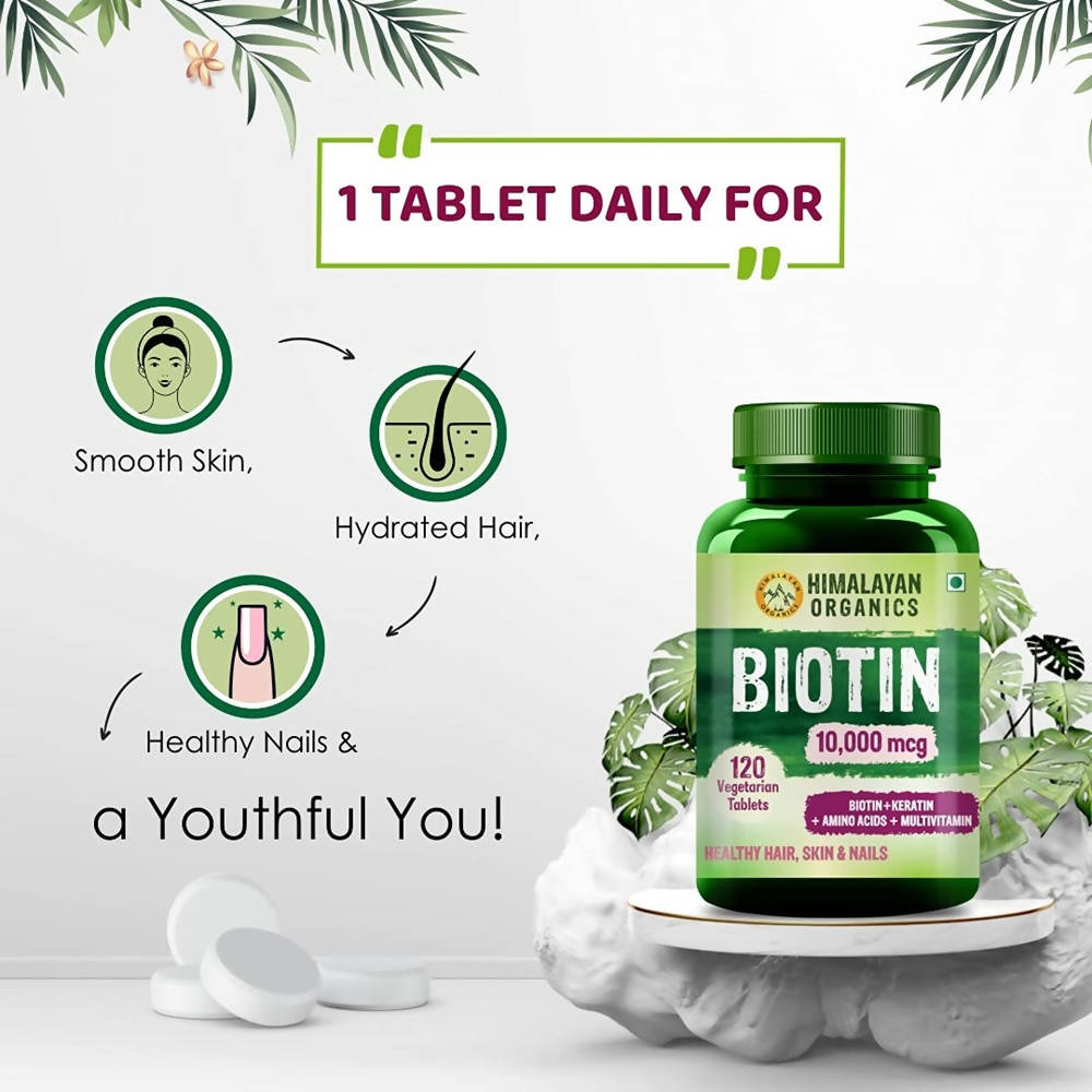 Himalayan Organics Biotin - 120 tabs