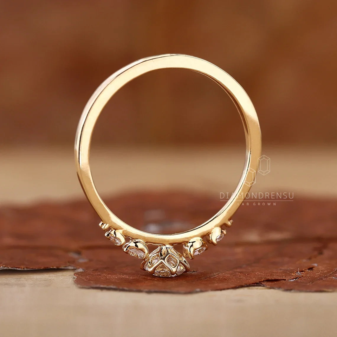 Dainty Round Lab Grown Diamond Promise Ring, Diamond Set in Claw Prongs, Diamond Engagement Ring for Women, Ring in Yellow, White, Rose Gold