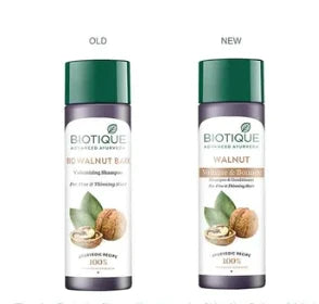 Biotique Advanced Ayurveda Bio Walnut Bark Volumizing Shampoo For Fine & Thinning Hair