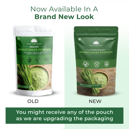 Saptamveda Organic Wheatgrass Powder