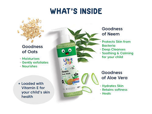 Little Joys Neem Bodywash & Amla Shampoo Kit