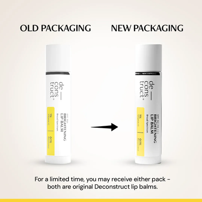Deconstruct Brightening Lip Balm with SPF 50 - For Dark, Pigmented, Dry, Flaky Lips