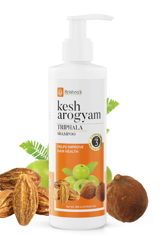 Krishna's Herbal & Ayurveda Kesharogyam Triphala Anti-Dandruff Shampoo