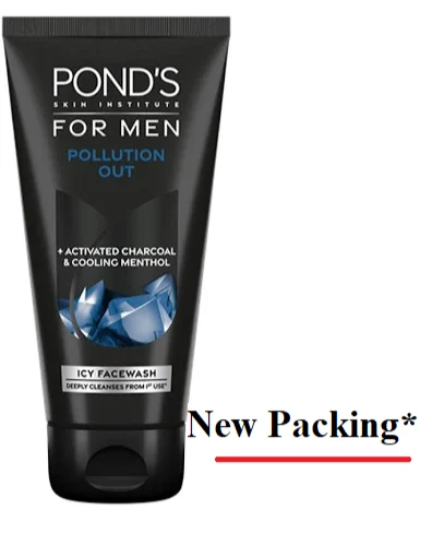 Ponds Men Pollution Out Face Wash For Deep Clean & Men Energy Bright Face Wash For Instant Brightness Combo