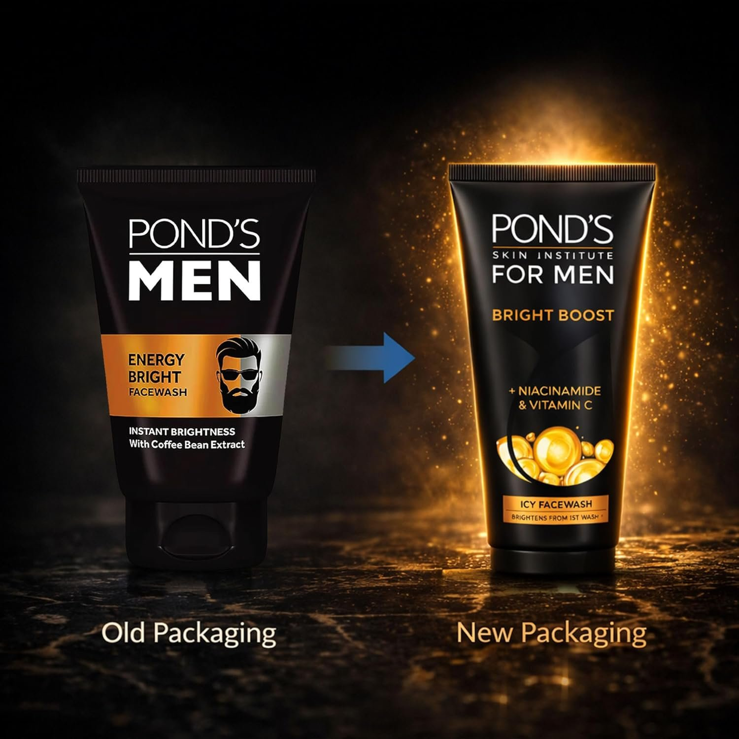 Ponds Men Pollution Out Face Wash For Deep Clean & Men Energy Bright Face Wash For Instant Brightness Combo