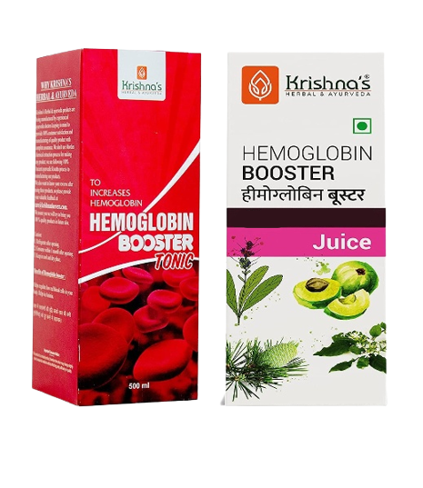 Krishna's Herbal & Ayurveda Hemoglobin Booster Tonic - 500 ml