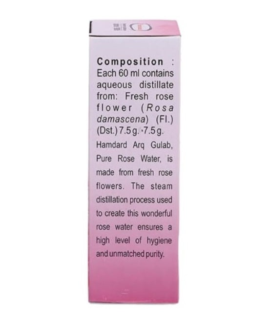 Hamdard Arq Gulab Pure Rose Water - 100 ml