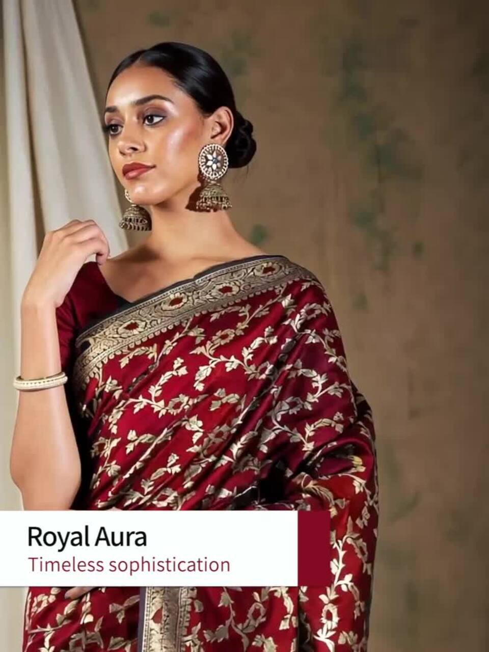 Sangria Woven Design Zari Kanjeevaram Saree