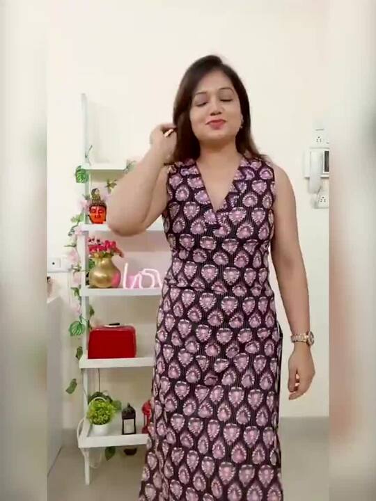 Anayna Women Ethnic Motifs Printed Kantha Work Straight Kurta
