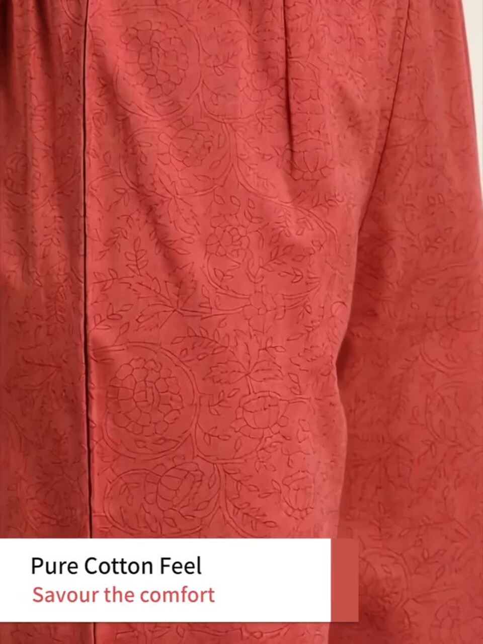 Anayna Anarkali Pure Cotton Kurta With Trousers & Dupatta
