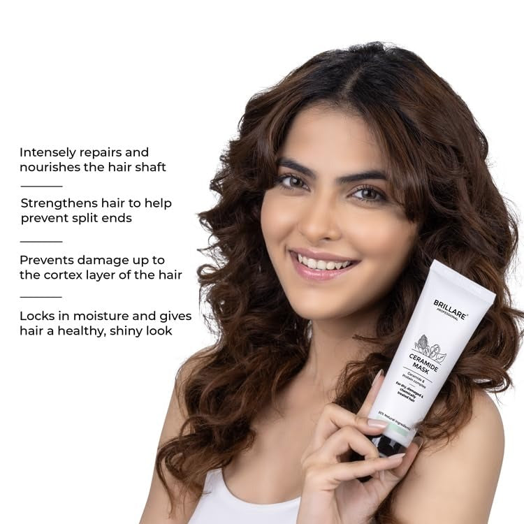 Brillare Professional Hair Fall Control Ceramide Mask - 125 Gms