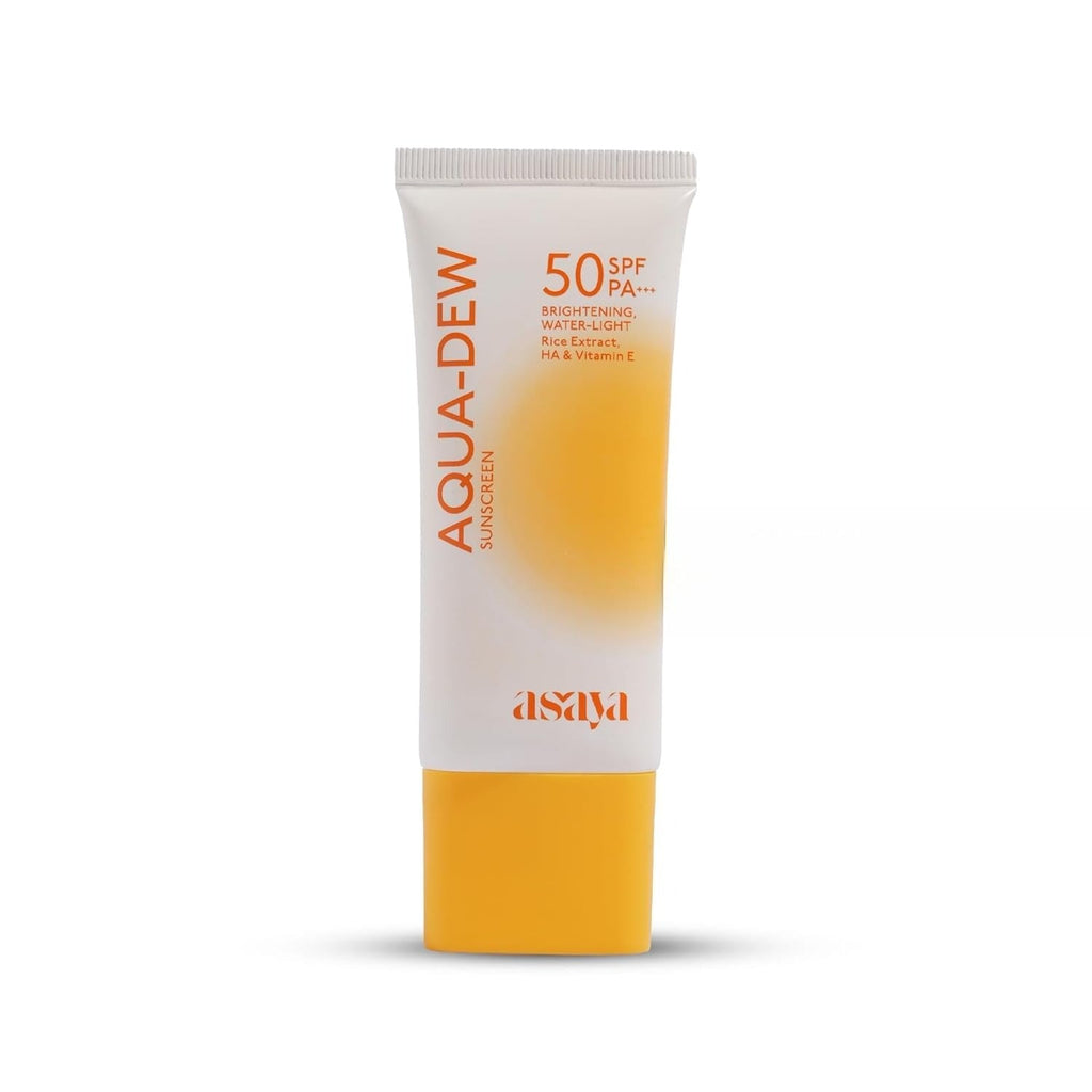 Asaya Aqua Dew Sunscreen SPF 50 PA+++ UVA/B Light Protection - 50 ml