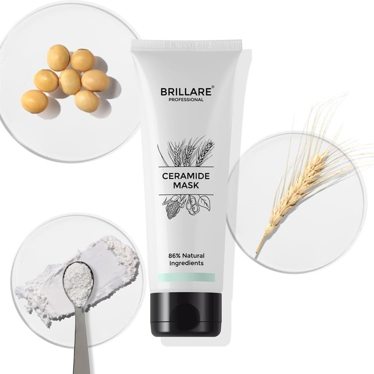 Brillare Professional Hair Fall Control Ceramide Mask - 125 Gms