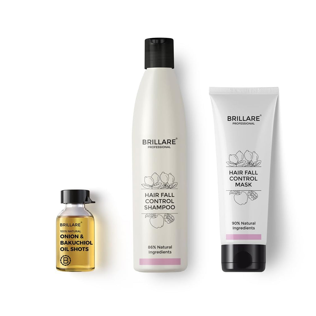 Brillare Anti Hair Fall Treatment Combo, Strengthens roots, Prevents Breakage & Reduces Hair Fall